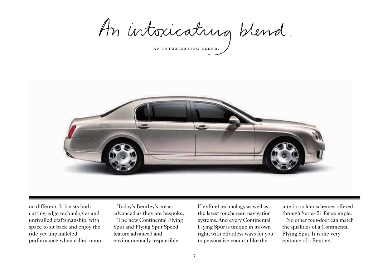 2012 Bentley Continental Flying Spur Brochure Page 41